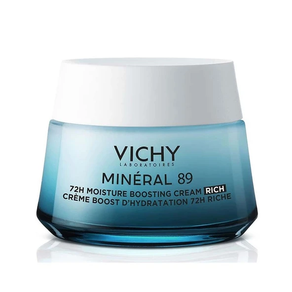 Vichy Mineral 89 72H Nemlendiren Bakım Kremi Zengin Doku 50 ml ürün görseli 1