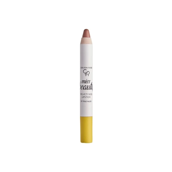 Golden Rose Miss Beauty Velvety Kiss Lipstick 3.5g 01 True Nude ürün görseli 1