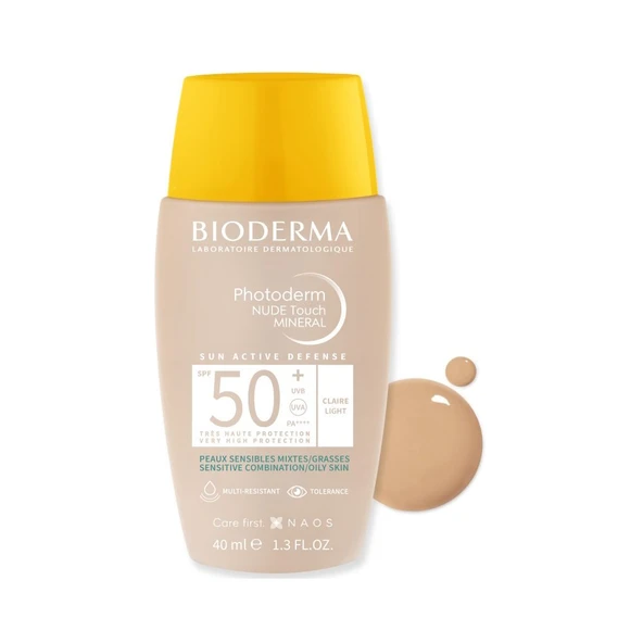 Bioderma Photoderm Nude Light SPF50+ Renkli Güneş Koruyucu 40 ml ürün görseli 1