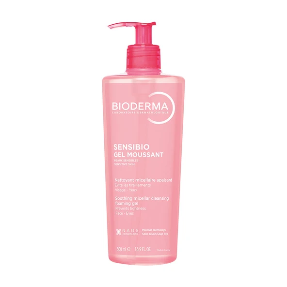 Bioderma Sensibio Foaming Gel Micellar Yüz Temizleme Jeli 500 ml PUANSIZDIR ürün görseli 1