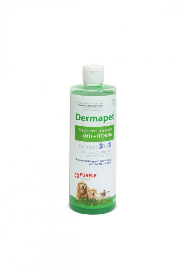 Purele Dermapet Kedi-Köpek Dermatolojik Antiseptik Şampuan 450 ml ürün görseli 1