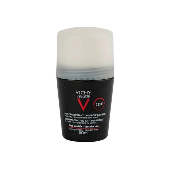 Vichy Homme Anti Perspirant Roll On Deodorant 50 ml ürün görseli 1