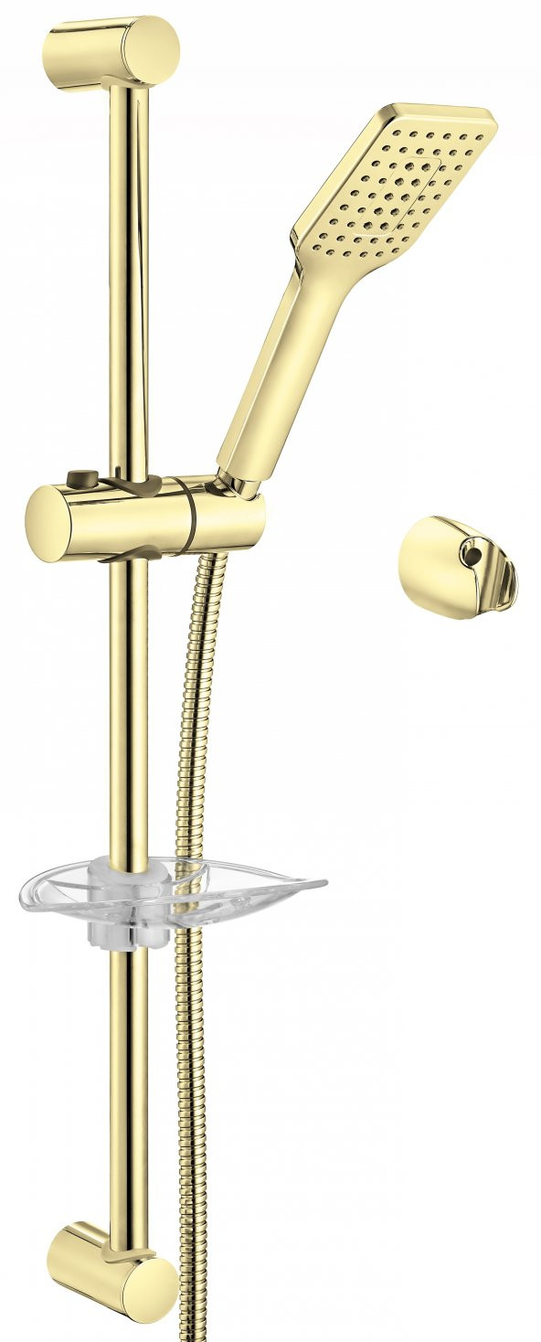 ECA Tiera Banyo Hareketli Sürgülü Duş Seti Üst Takımı Altın Renkli 102846029 ürün görseli 1