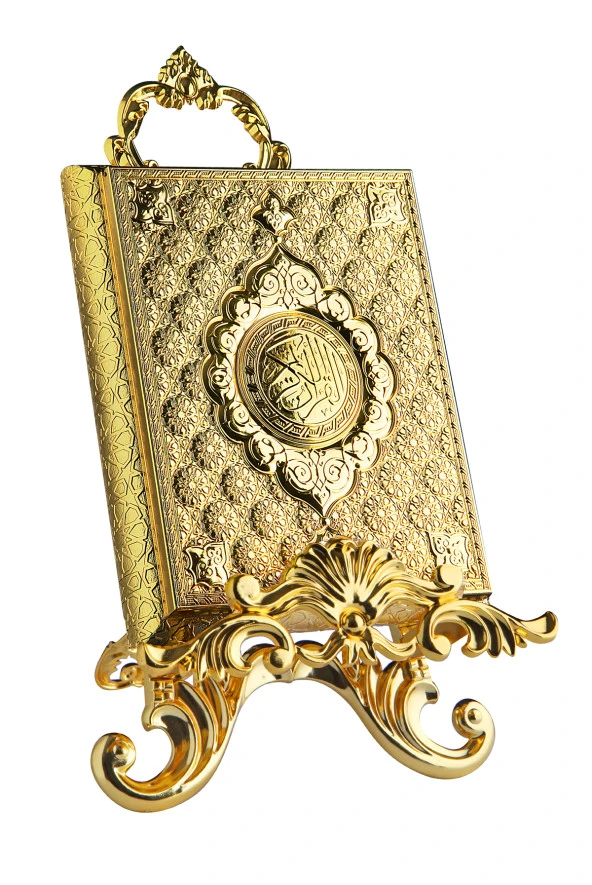 Ayaklı Kuran Kabı Gold ürün görseli 1