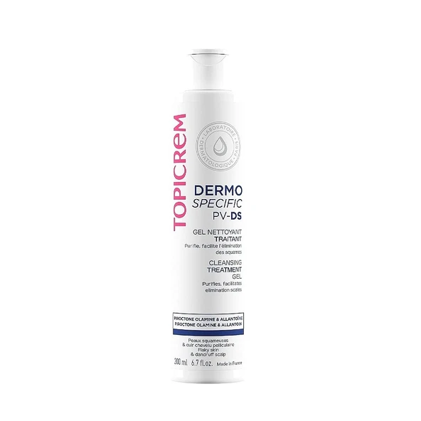 Topicrem PVDS Cleansing Gel Body and Hair Sclap 200ml ürün görseli 1