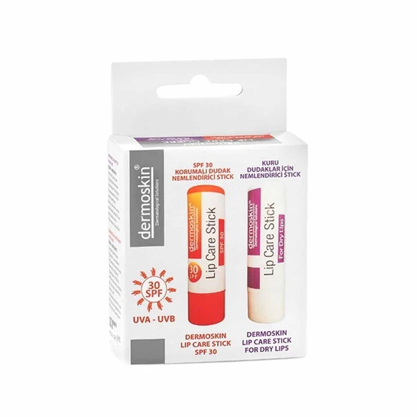 Dermoskin Lip Care Stick 2x3.9g Set ürün görseli 1