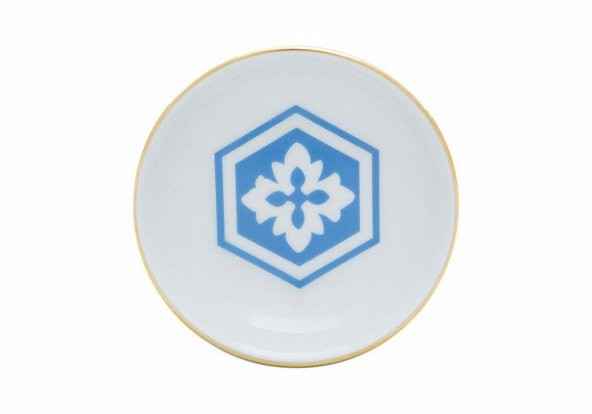 Porland Morocco Desen2 Mavi Mini Kase 10 cm 04A+P021473 ürün görseli 1
