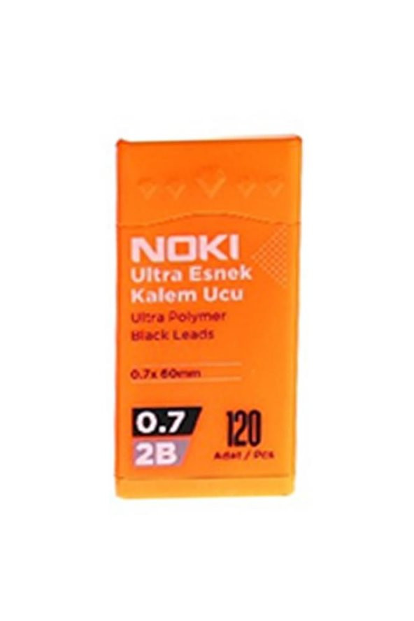 Kalem Ucu Ultra Esnek 0.7mm 2B Siyah 120li Turuncu 1 Adet 0,7 Uç 120li Tüp Esnek Yumuşak Yazım 0.7x60mm ürün görseli 1
