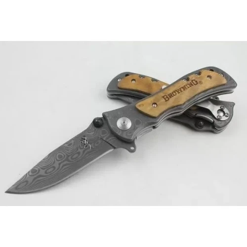 Browning Damascus Görünümlü Çakı - Resim 3