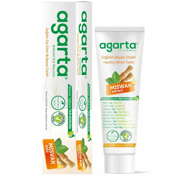 Agarta Doğal Misvak Özlü Diş Macunu 100 ml ürün görseli 1