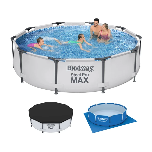 BESTWAY  STEEL PRO MAX PREFABRİK HAVUZ SET BW452 56406 ( 305 cm x 76 cm ) ürün görseli 1