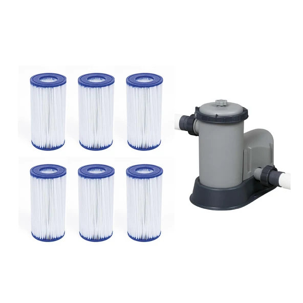 Bestway İntex Havuzlarla Uyumlu Devirdaim Motoru Filtre Seti 5678lt BW718 ürün görseli 1
