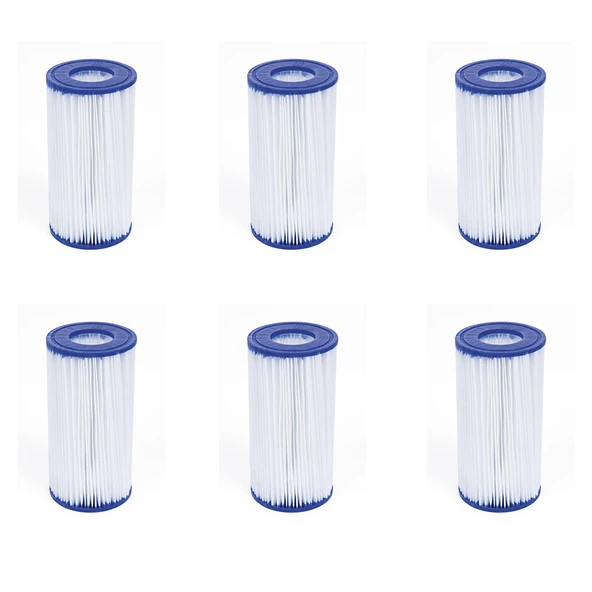 Bestway İntex Havuzlarla Uyumlu 6lı Filtre Seti 58012 BW703 ürün görseli 1