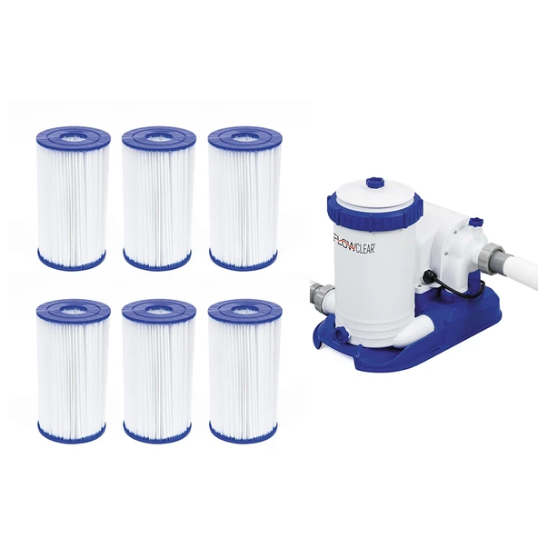 Bestway İntex Havuzlarla Uyumlu Devirdaim Motoru 9463lt Filtre Seti BW719 ürün görseli 1