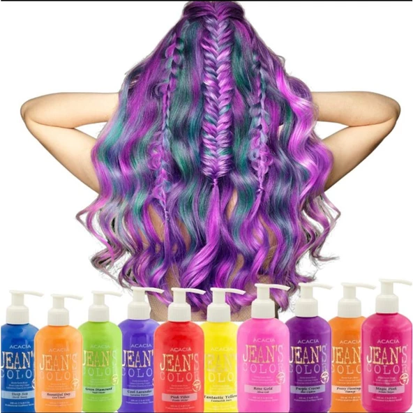 Acacia Jeans Color Renkli Saç Boyası 250 Ml (Tüm Renkler) (535303516) ürün görseli 1