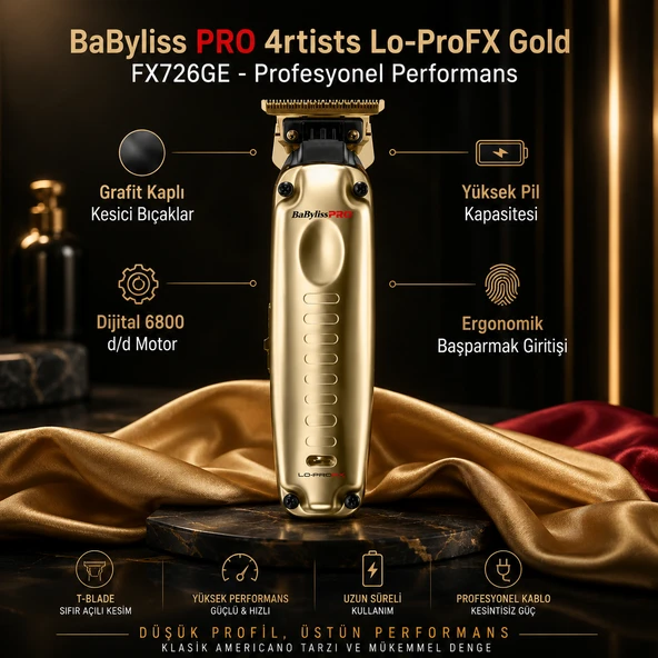Babylisspro Lo Pro Fx 726 Gold Tıraş Makinası Fiyatları
