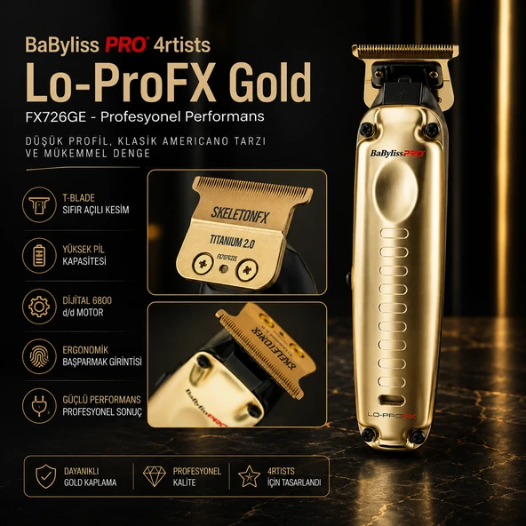 PTTAVM: Babylisspro Lo Pro Fx 726 Gold Tıraş Makinası