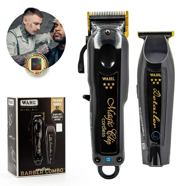 y*y様 WAHL MagicClip Clipper&Detailer バリカ PTTAVM: Wahl 8148 Magic Clip 2 li Tıraş Makinesi Barber Combo Kablosuz