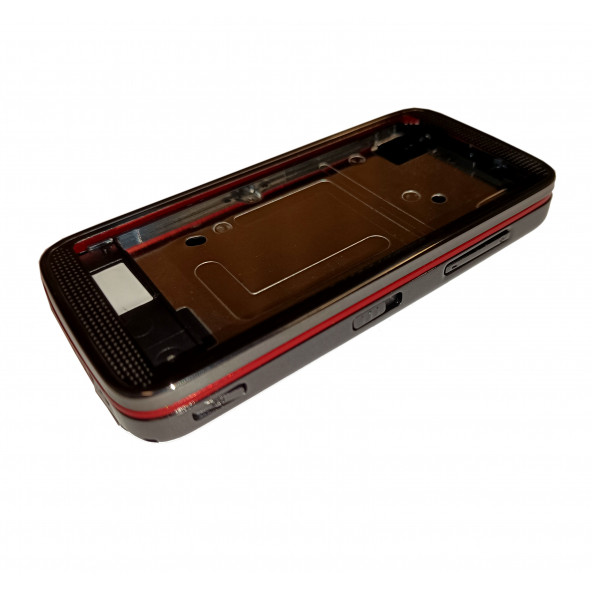 Nokia 5530 Full Kasa Kapak Tuş Takımı 5530 Uyumlu Siyah Renk Orta Kasa Ön Kapak Arka Kapak ürün görseli 1