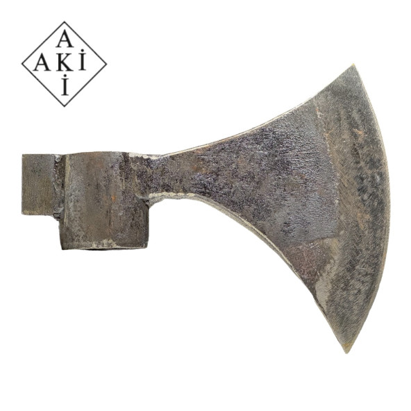 Aki Dövme Çelik Balta Oval Sap-20 cm-No 3-Sapsız ürün görseli 1
