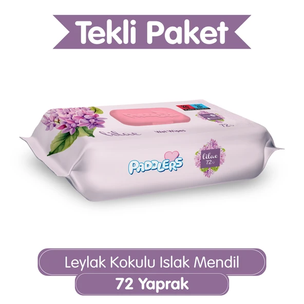 Paddlers Leylak Kokulu 72'li Islak Mendil ürün görseli 1