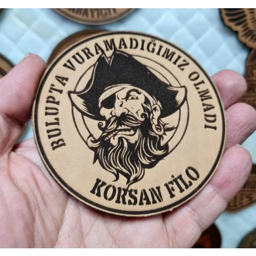 Seyhan Askeri Malzeme Korsan Filo - Deri Peç - Arma - Askeri Patch - Korsan Peç - Resim 2