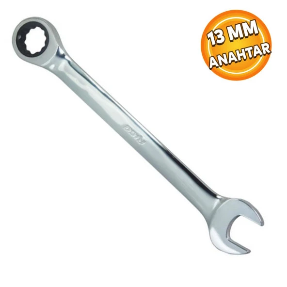 Rico Anahtar Düz Cırcırlı Kombine Anahtar 13 mm Rc1039 ürün görseli 1
