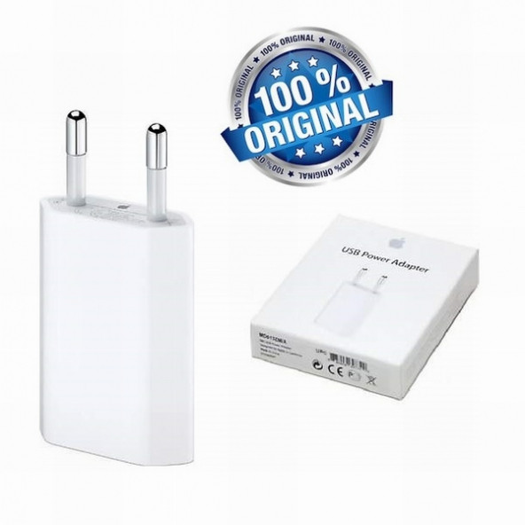PTTAVM: Orjinal Apple iphone 5/6/7/8/X Şarj Adaptör (5w Başlık