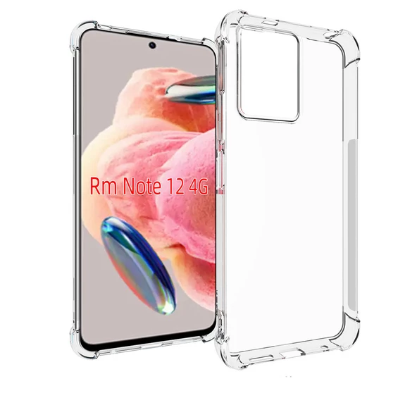 Vendas Xiaomi Redmi Note 12 4G Uyumlu Wall Serisi Airbag Köşeli Nitro Anti-Shock Silikon Kılıf ürün görseli 1