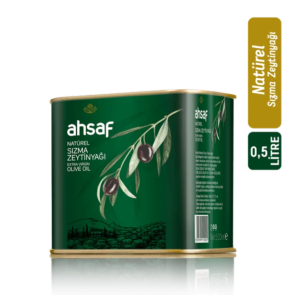 Natürel Sızma Zeytinyağı 500 ml -Teneke ürün görseli 1