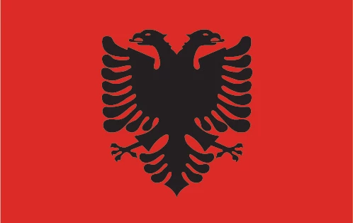 Arnavutluk 15x22,5 Masa Bayrağı (Direksiz) ürün görseli 1
