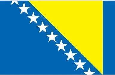 Bosna Hersek 15x22,5 Masa Bayrağı (Direksiz) ürün görseli 1