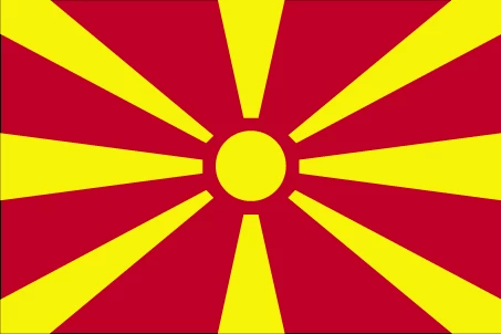 Makedonya 15x22,5 Masa Bayrağı (Direksiz) ürün görseli 1