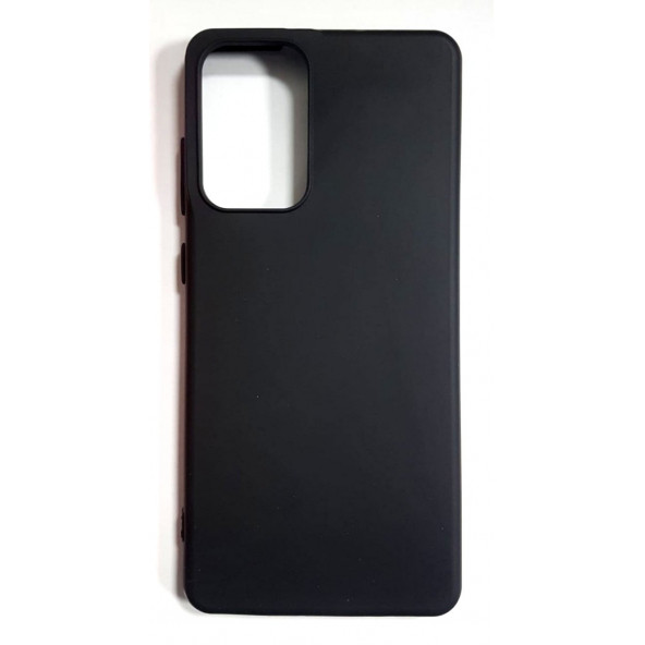 Samsung Galaxy A72 Ruber Case Yumusak Slikon Kilif Siyah ürün görseli 1