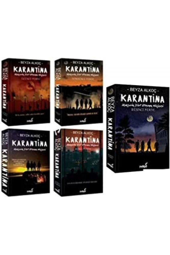 Karantina Serisi 5 Kitap Karton Kapak ürün görseli 1