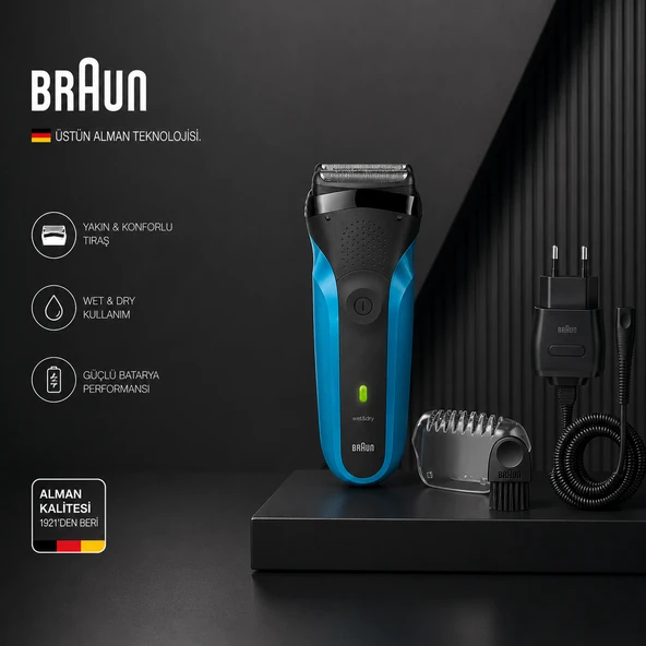 Braun Series 3 310s Islak Kuru Tıraş Makinesi ürün görseli 1