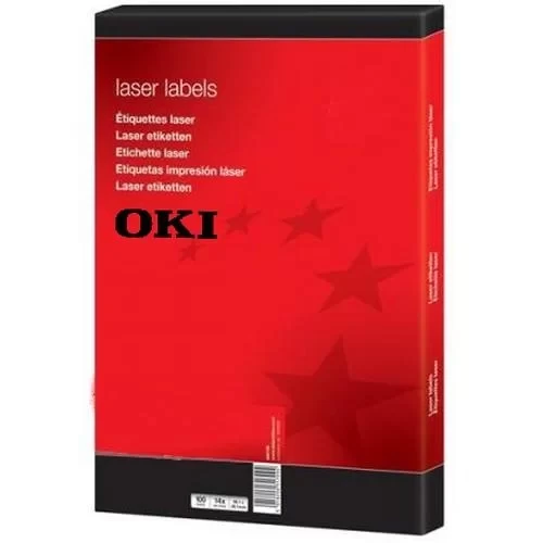 OKI LAZER ETİKET 192,5x39 mm ürün görseli 1