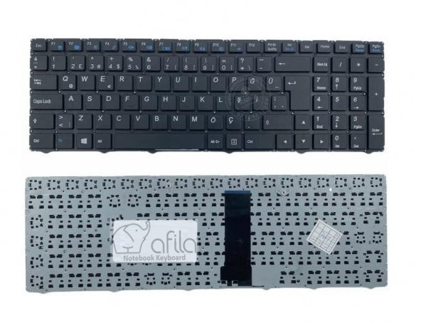 Grundig MP-13MF16F0-430 Notebook Klavye (Siyah TR) - Resim 2