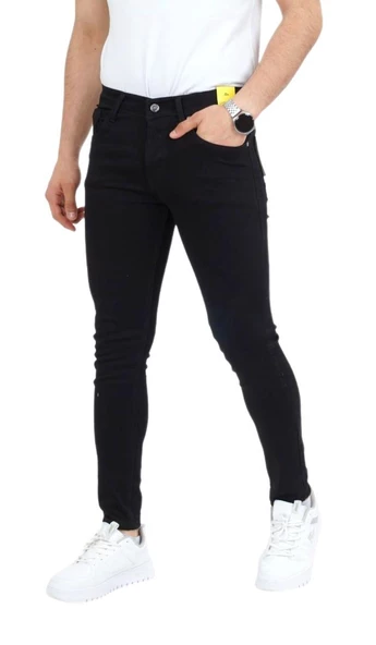 Erkek Siyah Kot Pantolon Skınnfıt 1000 BGL-ST02316 ürün görseli 1