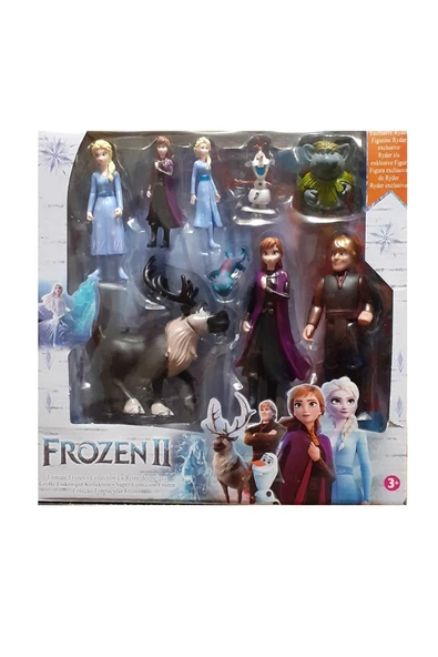 Frozen Karlar Ülkesi Karakter Figür Oyuncak Seti Elsa Anna Olaf ürün görseli 1