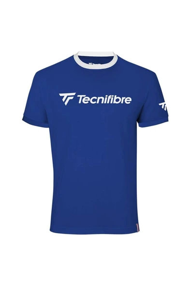 Tecnifibre Cotton Royal Mavi Kadın T-Shirt ürün görseli 1