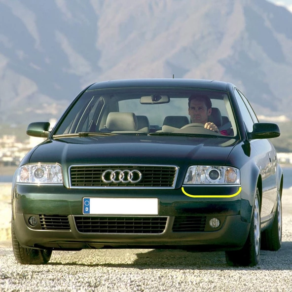 Audi A6 2002-2003-2004 Sol Far Altı Kromaj Çıta 4B0807173E ürün görseli 1