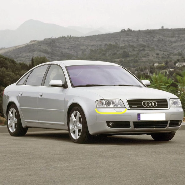 Audi A6 2002-2003-2004 Sağ Far Altı Kromaj Çıta 4B0807174E ürün görseli 1