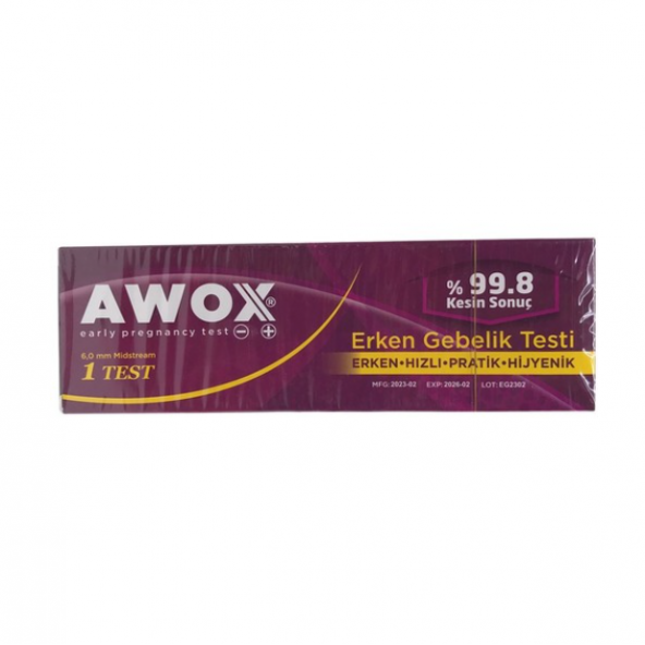 Awox Erken Gebelik Testi ürün görseli 1