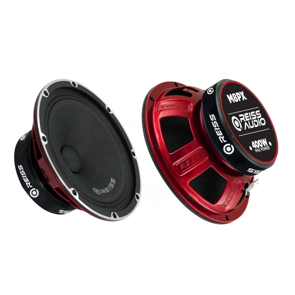 Reiss Audio 20 Cm Midrange Rs-m8px Series Kapaklı Çifti Değeri 800 Watt 340 Rms Takım Fiyatı ürün görseli 1