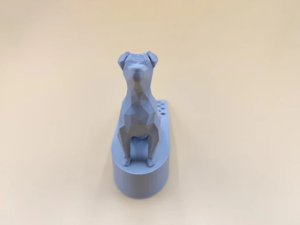 Sevimli Köpek Kapı Stoperi Gri - Resim 3