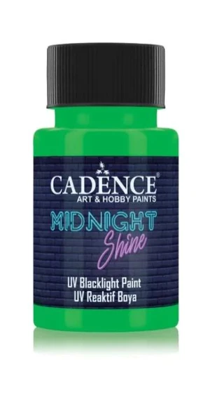 MIDNIGHT SHINE UV REAKTIF BOYA MS- 09 YEŞİL 50 ML ürün görseli 1