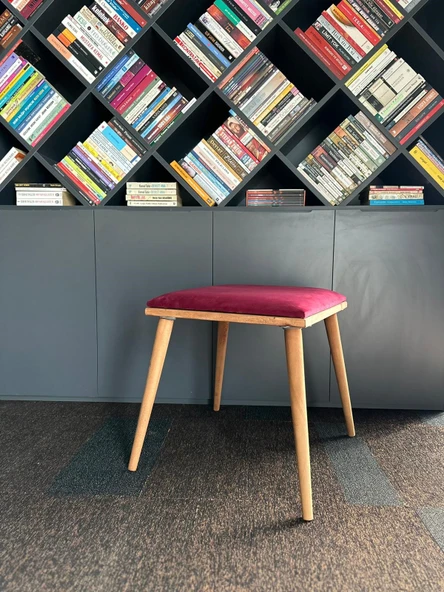 DTM HOME Kare Fuşya  Bench Puf - Resim 4