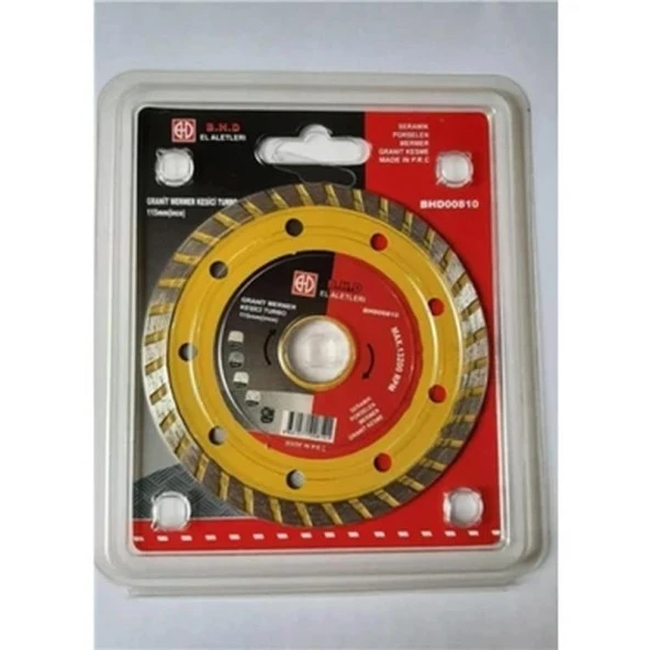 GRANİT MERMER KESİCİ TURBO DELİKLİ 115 MM ürün görseli 1