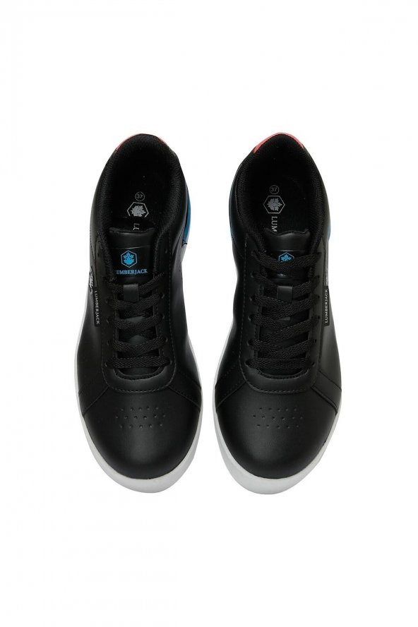 Lumberjack Emma Siyah Kadın Sneaker 36 - Resim 4